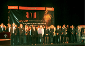Congreso cultura para la transformación social