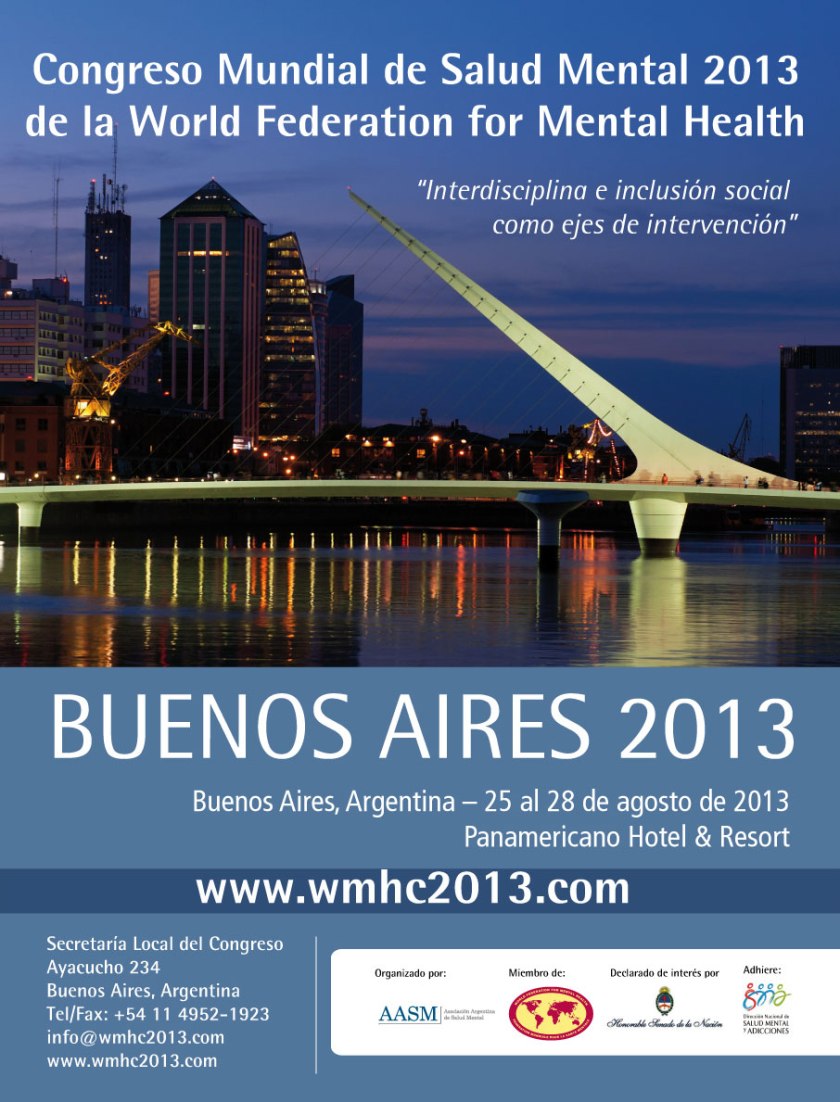 Congreso Mundial Salud Mental Buenos Aires 2013