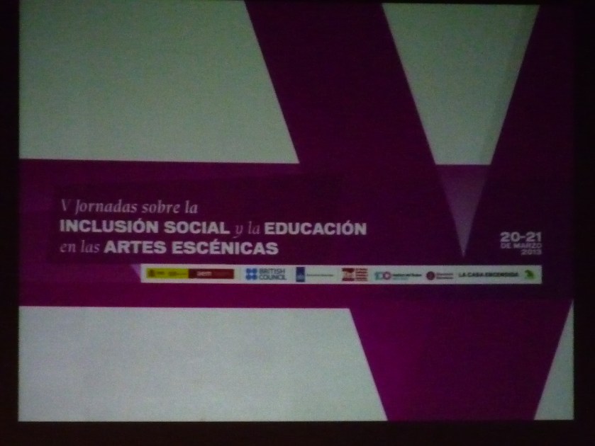 V Jornadas Inclusión Social y Educación de las Artes Escénicas