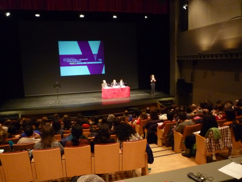 V Jornadas inclusión social educacion artes escénicas