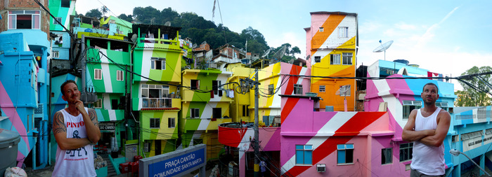 We are Haas & Hahn, of the Favela Painting project